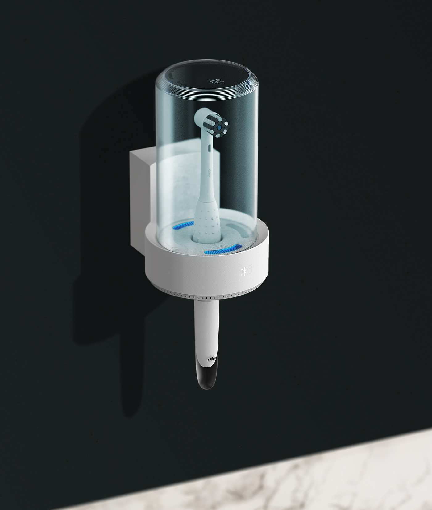 conceptual design，dry，Ultraviolet disinfection，Smart app，Electric toothbrush，Personal care，brush one 's teeth，toothbrush，braun，