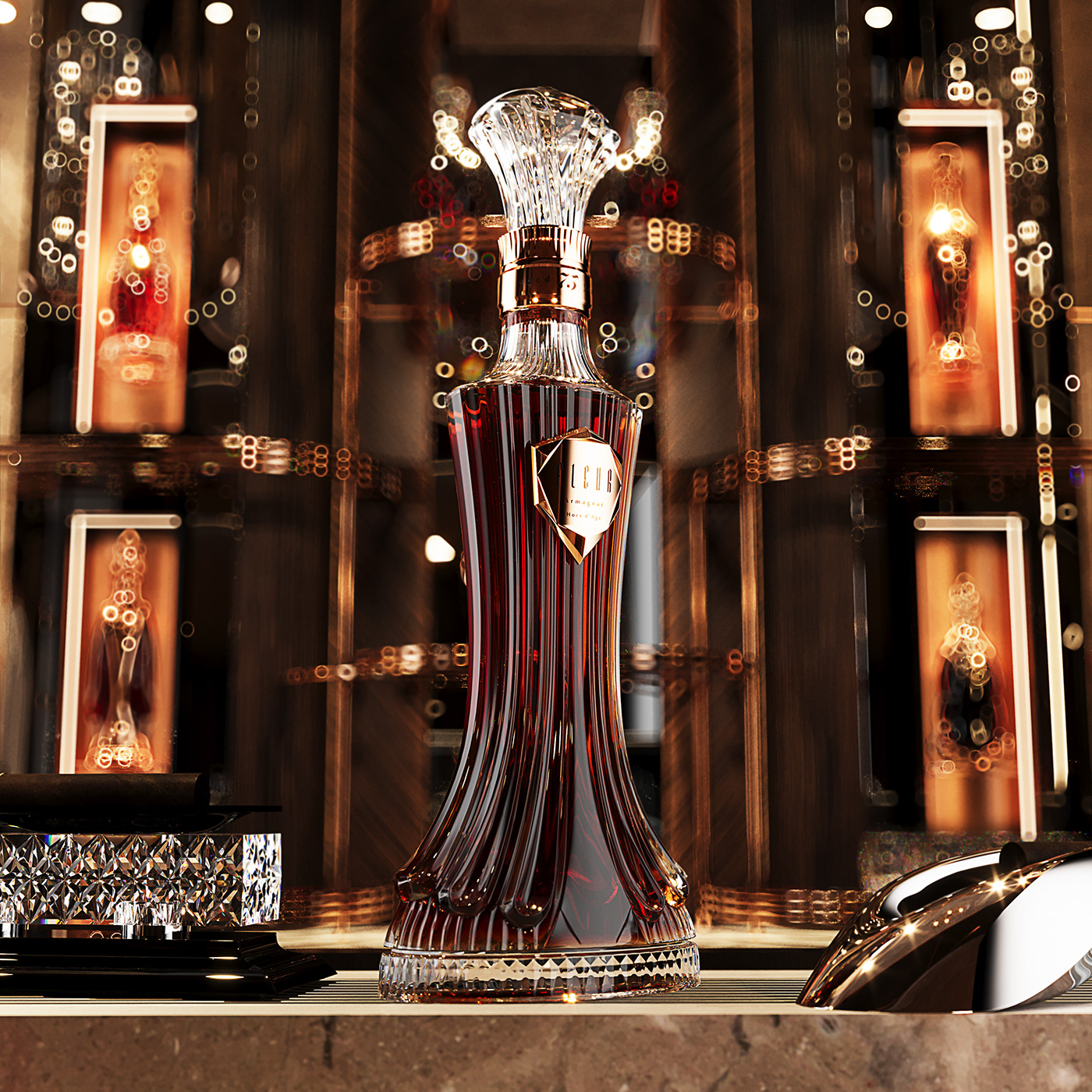 The wine bottle，delicate，Collection，