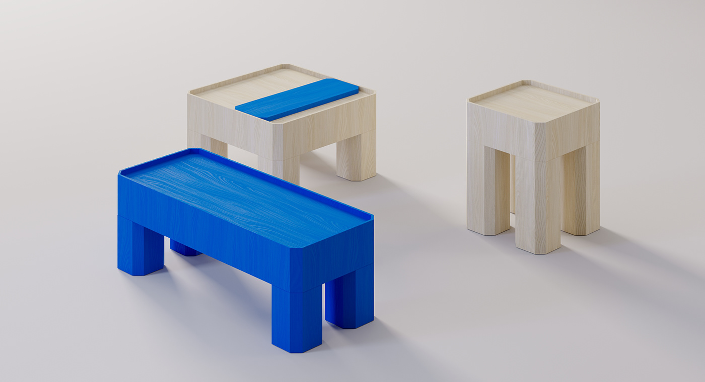 furniture，BLOCKTABLE，Table，originality，