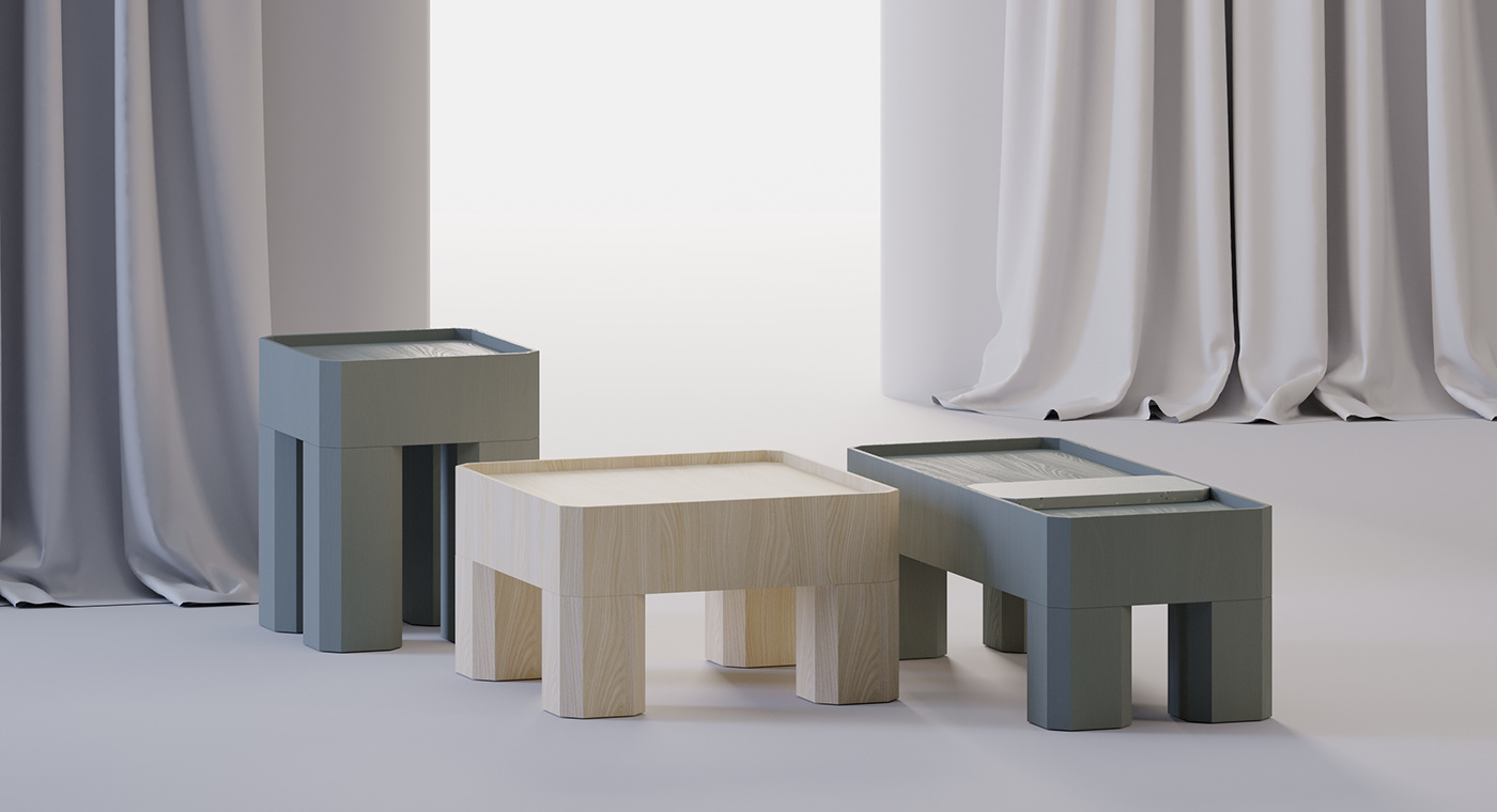 furniture，BLOCKTABLE，Table，originality，