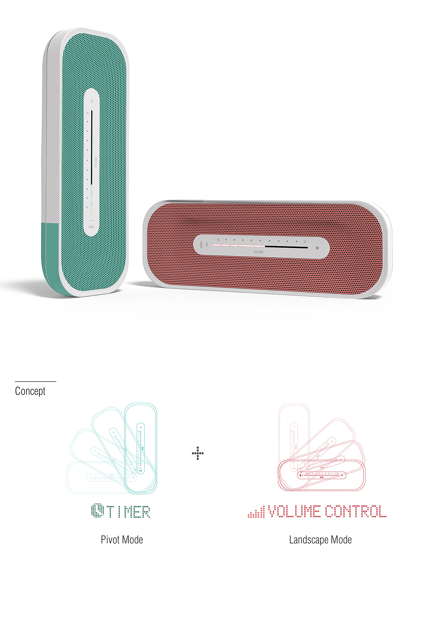 Bluetooth，loudspeaker box，TIVOT，timer，conceptual design，