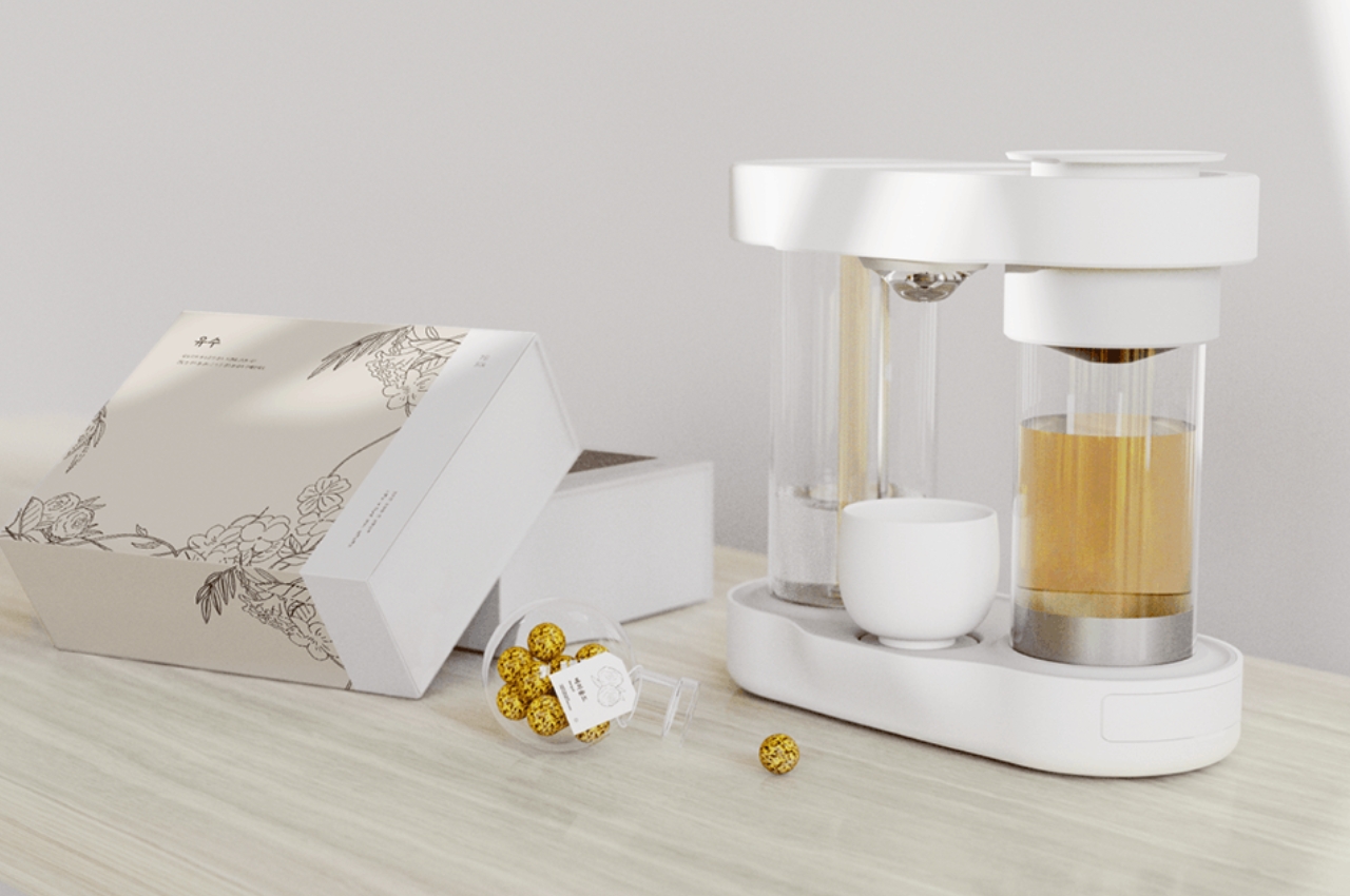 U Soo，Tea making machine，small home appliances，conceptual design，
