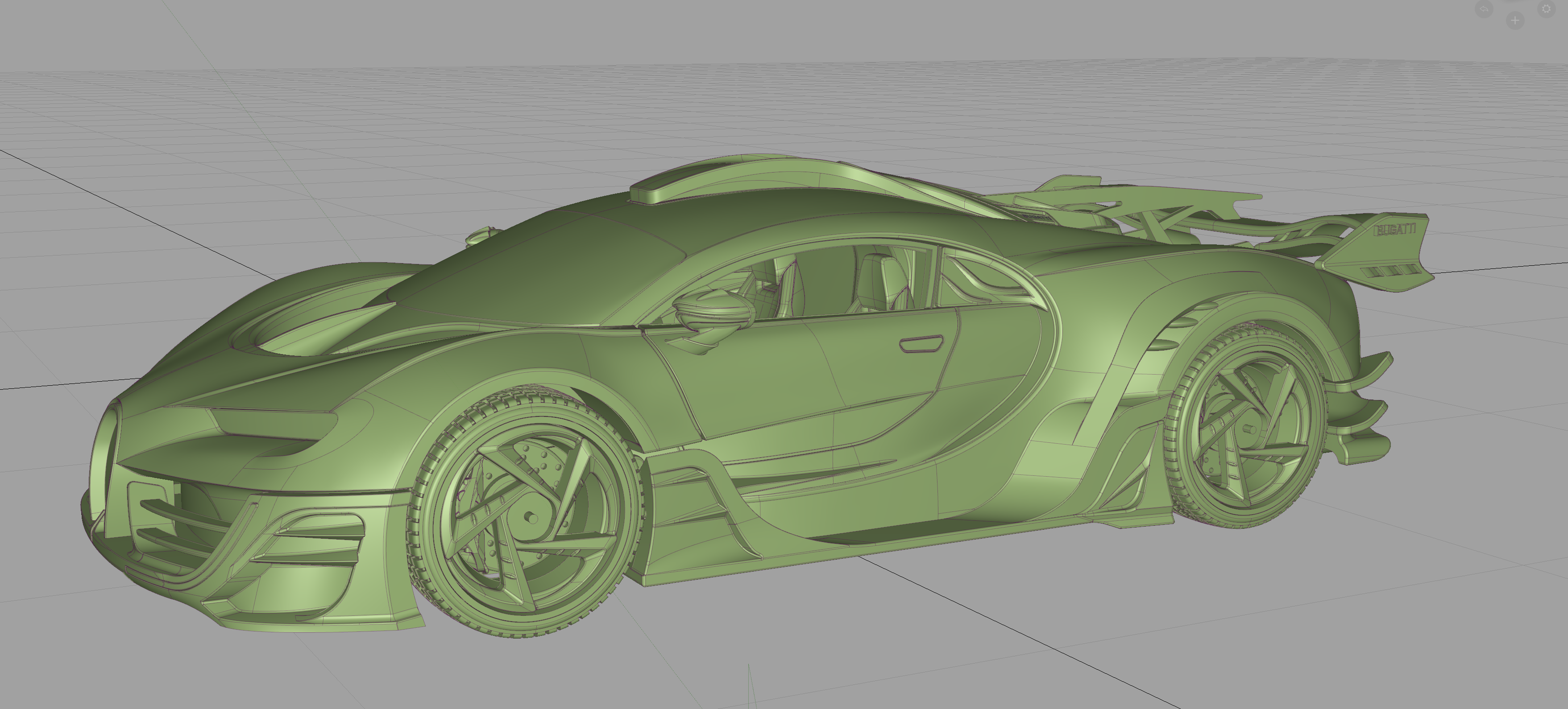 industrial design，The model car，