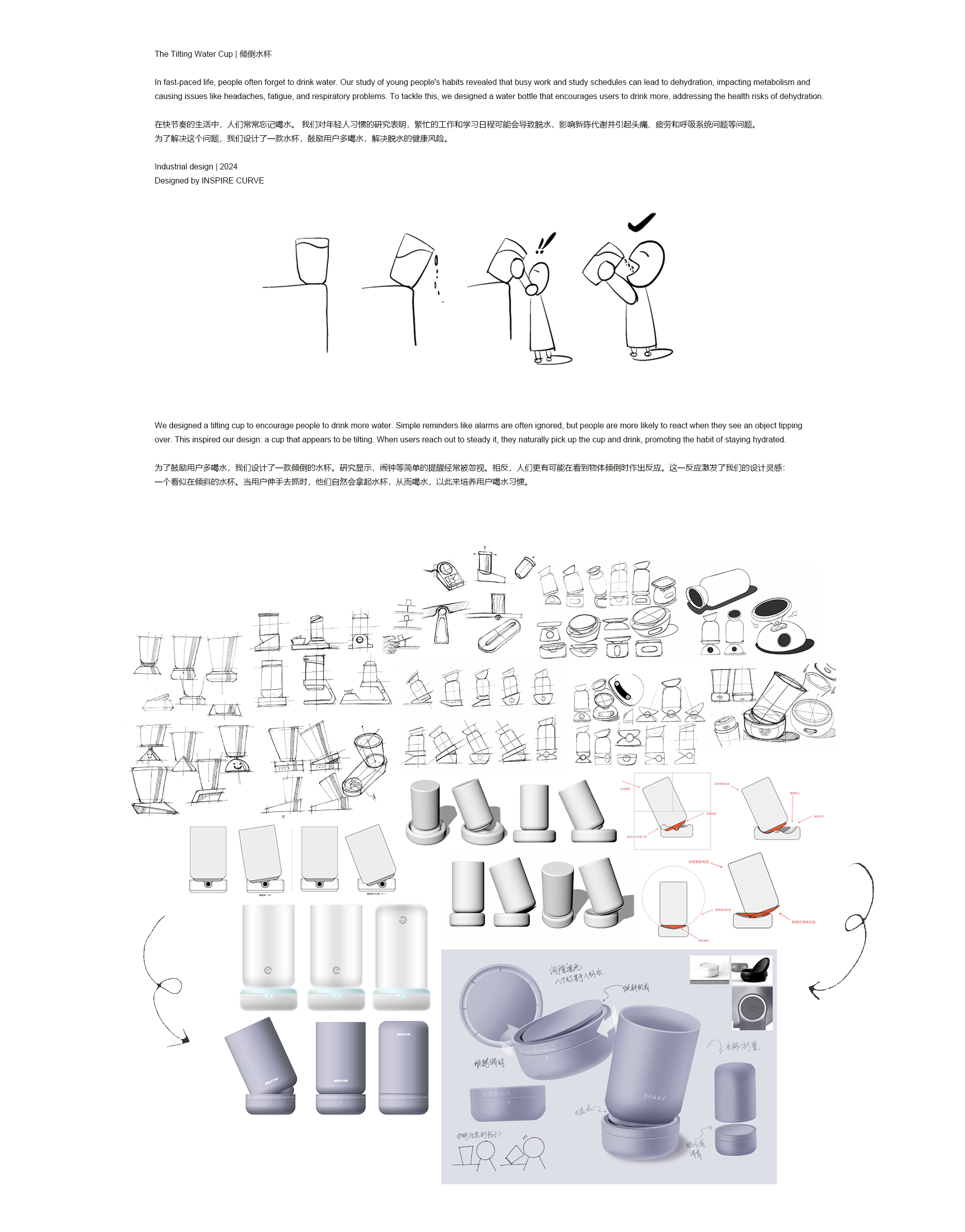 RED DOT，Red dot award，Cup design，Zero sense curve design，