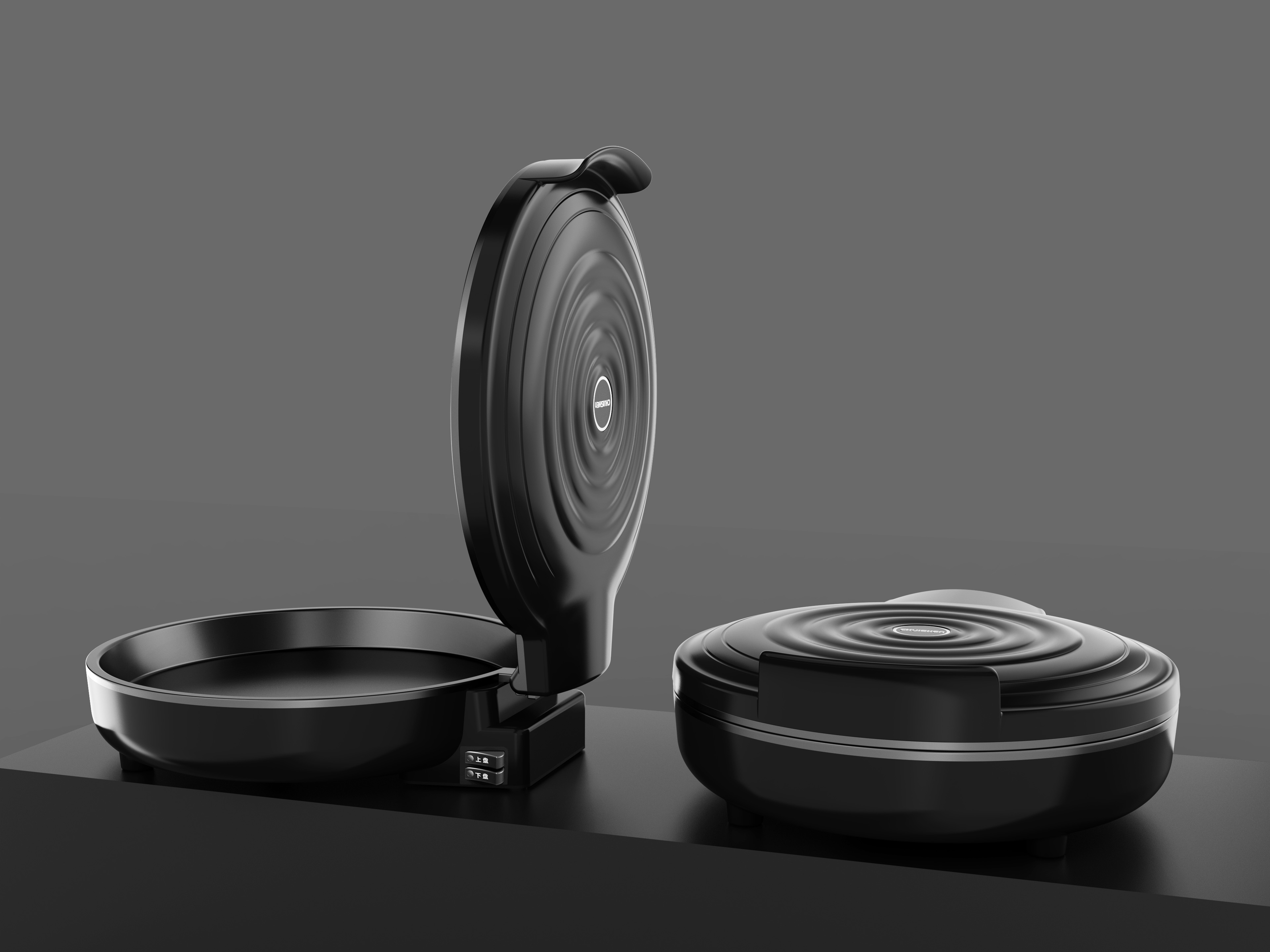 Electric baking pan，Electric baking pan，Kitchen appliances，small home appliances，Electrical products，product design，Appearance design，Housewear & Furnishings，