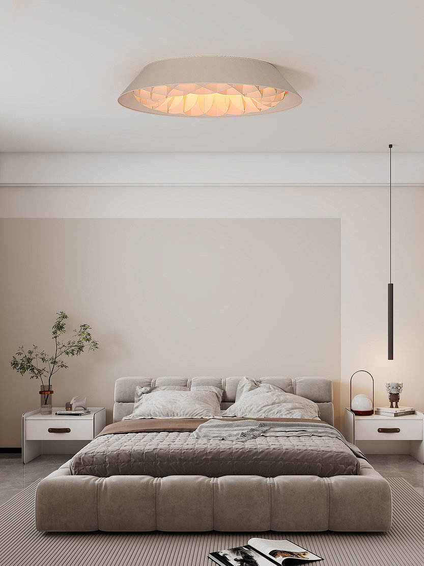 Indoor lighting, Ceiling lamp, Simple style，