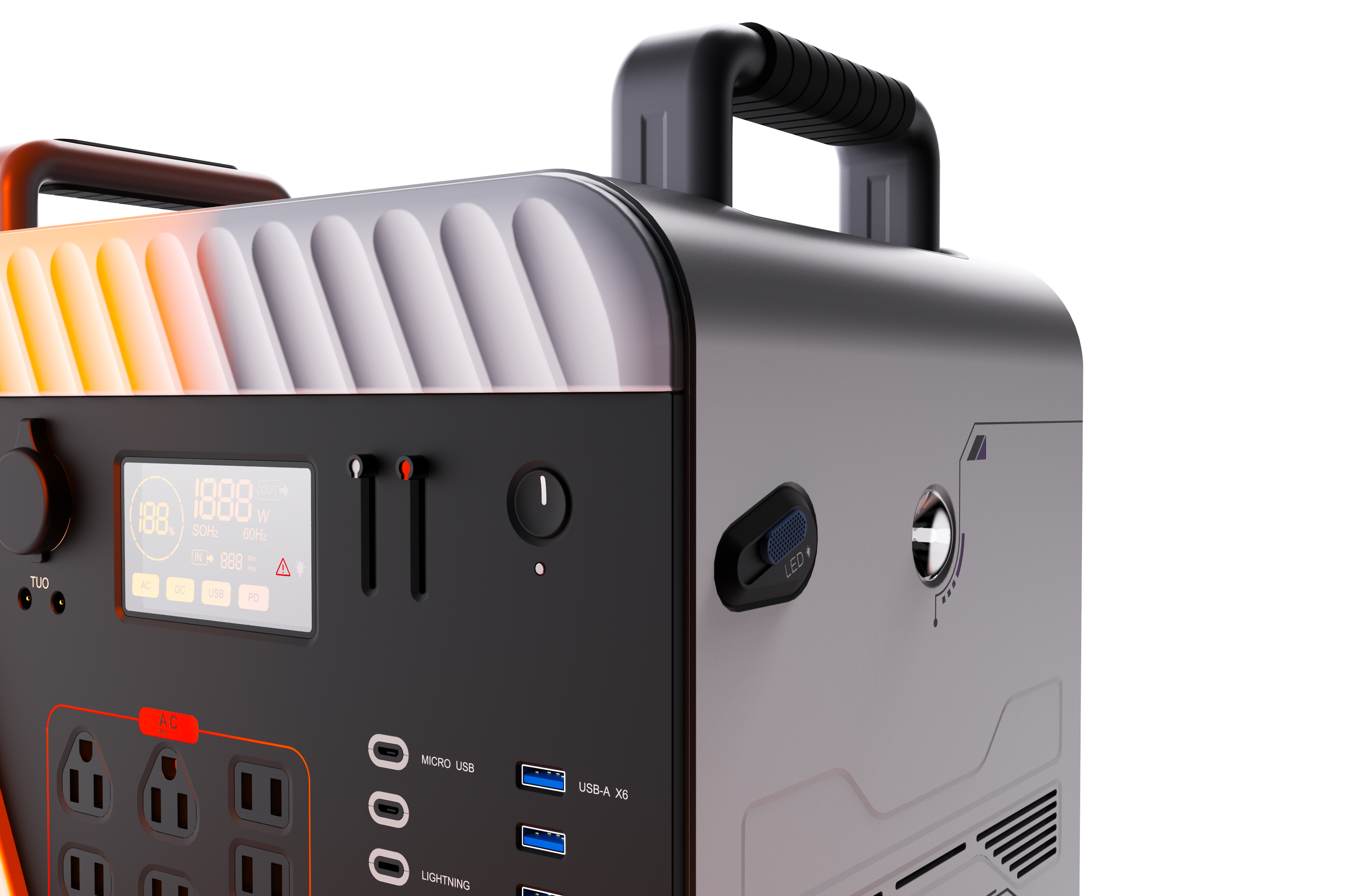 Camping Battery，Outdoor battery，Outdoor products，Appearance design，small home appliances，