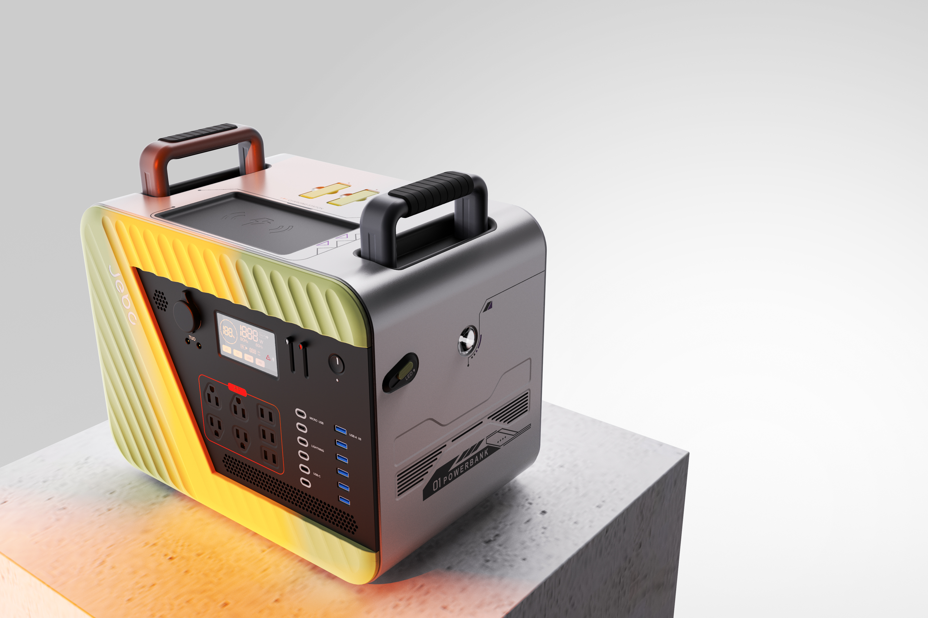 Camping Battery，Outdoor battery，Outdoor products，Appearance design，small home appliances，