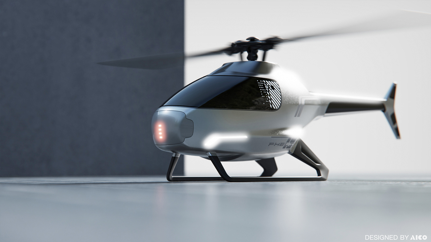 industrial design，product design，helicopter，UAV，aerodynamics，vehicle，sketch，Product modeling，