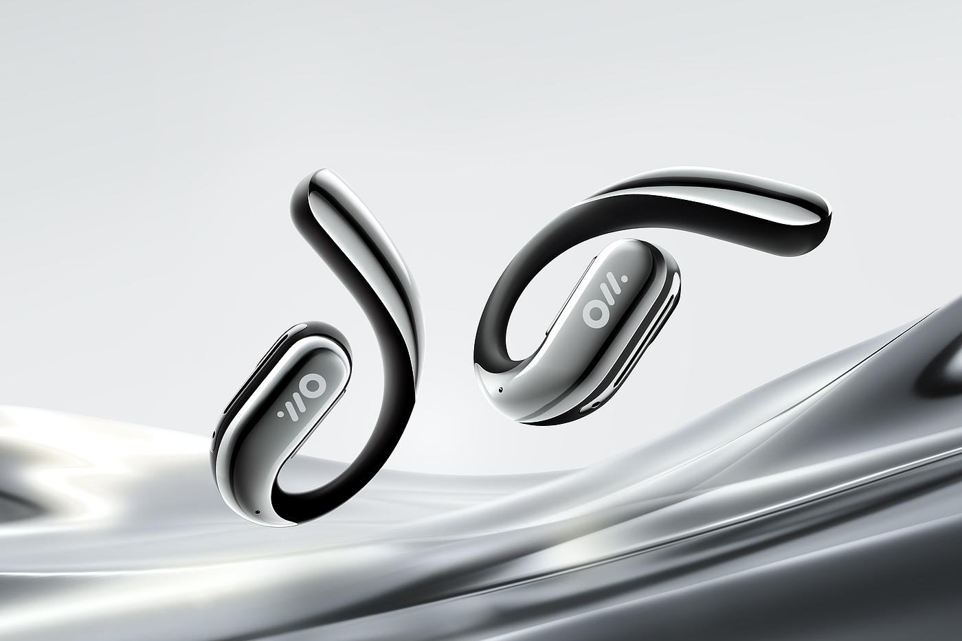 Degree design，product design，headset，3c，electronic product，ows，Open Bluetooth Headset，