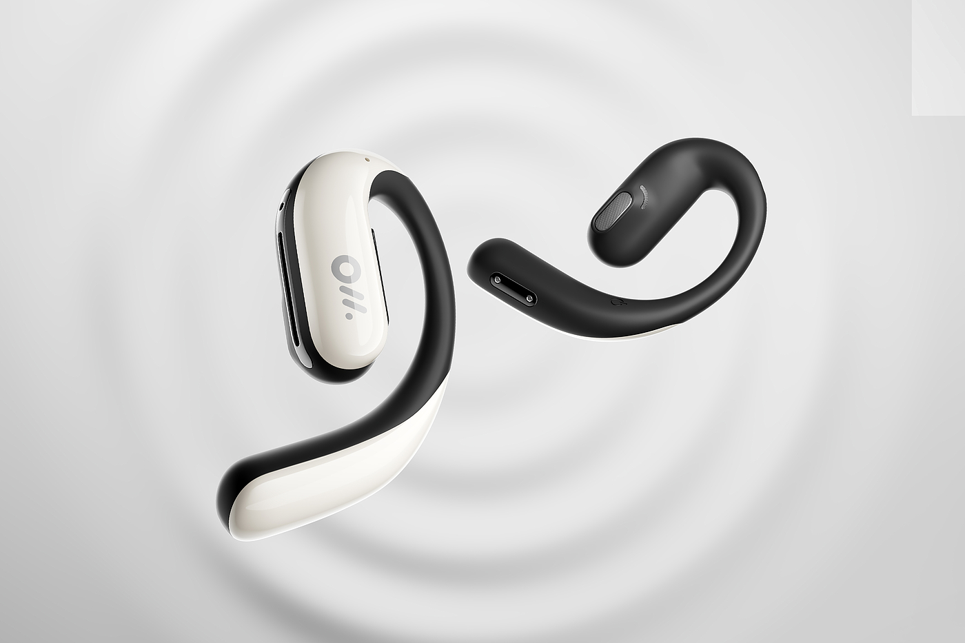 Degree design，product design，headset，3c，electronic product，ows，Open Bluetooth Headset，