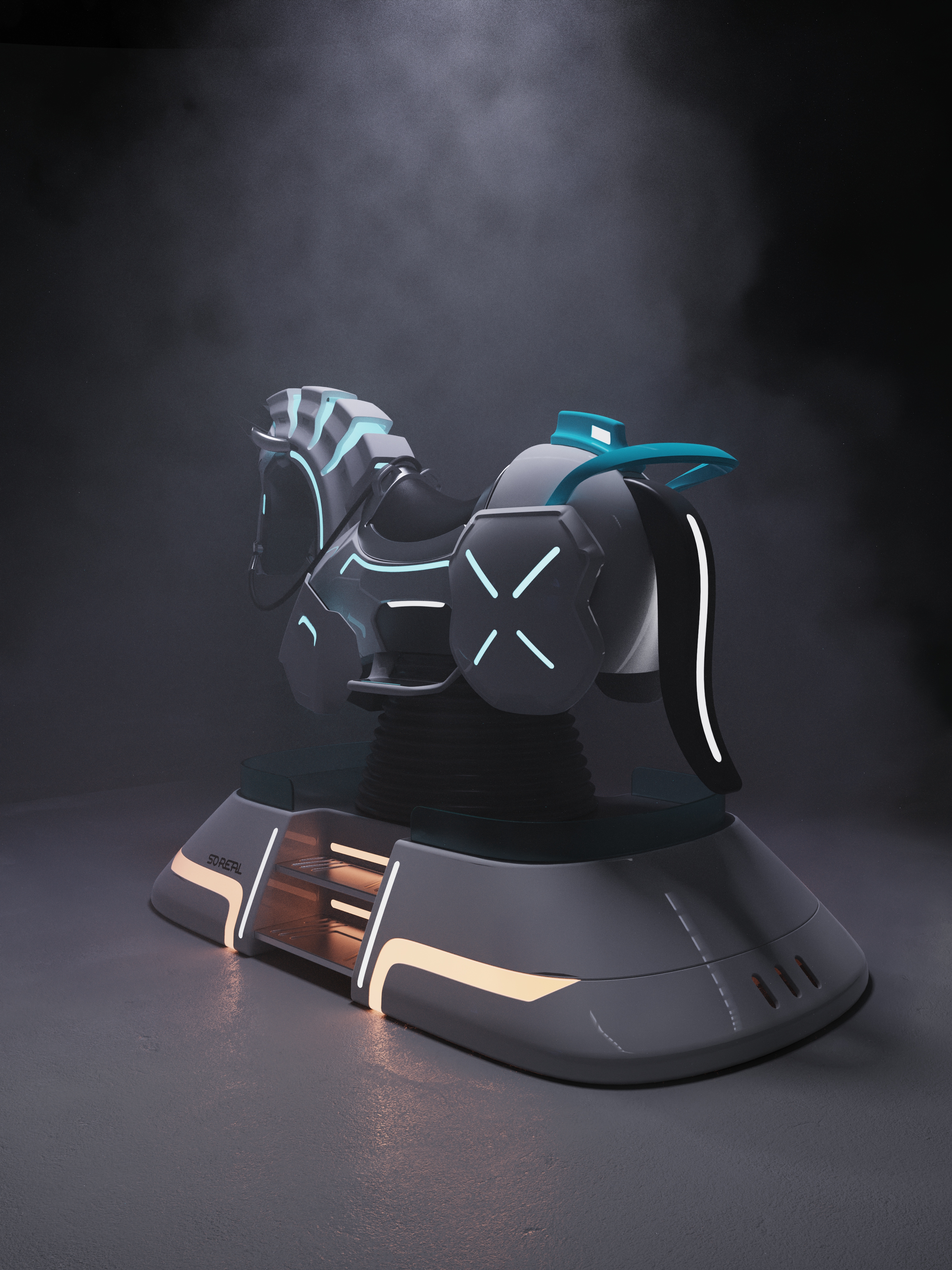 Horse Riding Simulator，industrial design，vr，Head-mounted equipment，simulator，