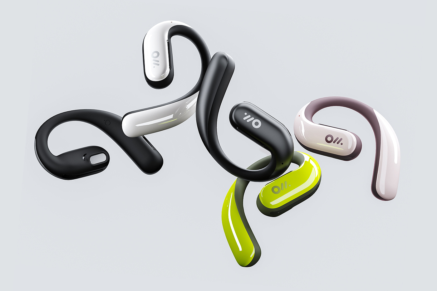 Degree design，product design，headset，3c，electronic product，ows，Open Bluetooth Headset，