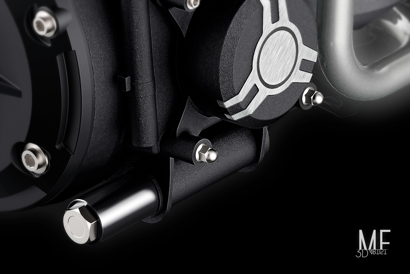 modeling，WIP，conceptual design，yamaha，engine，Mechanical sense，