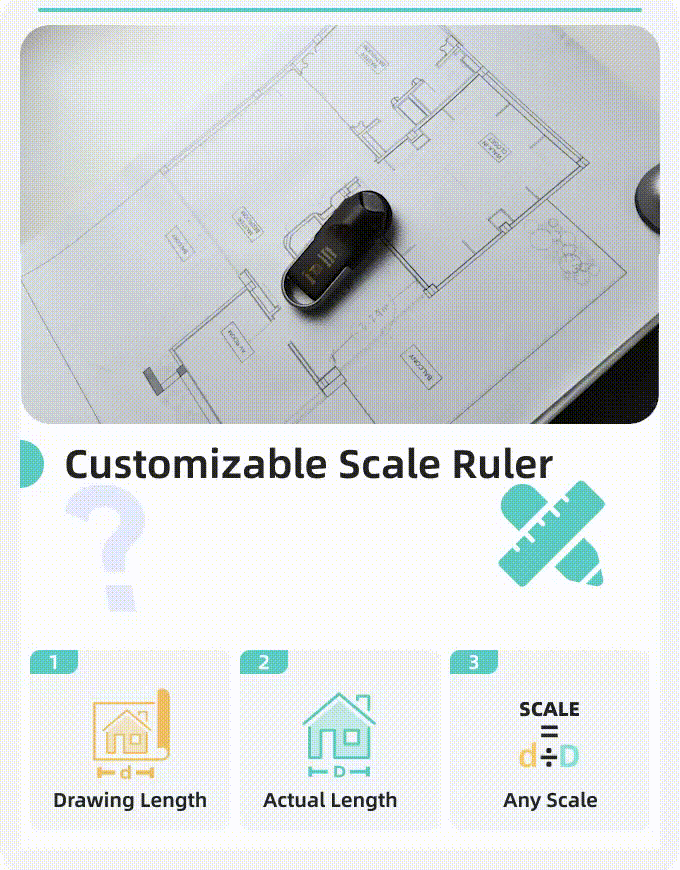 Digital measurement tools，Accurate measurement，Portable design，