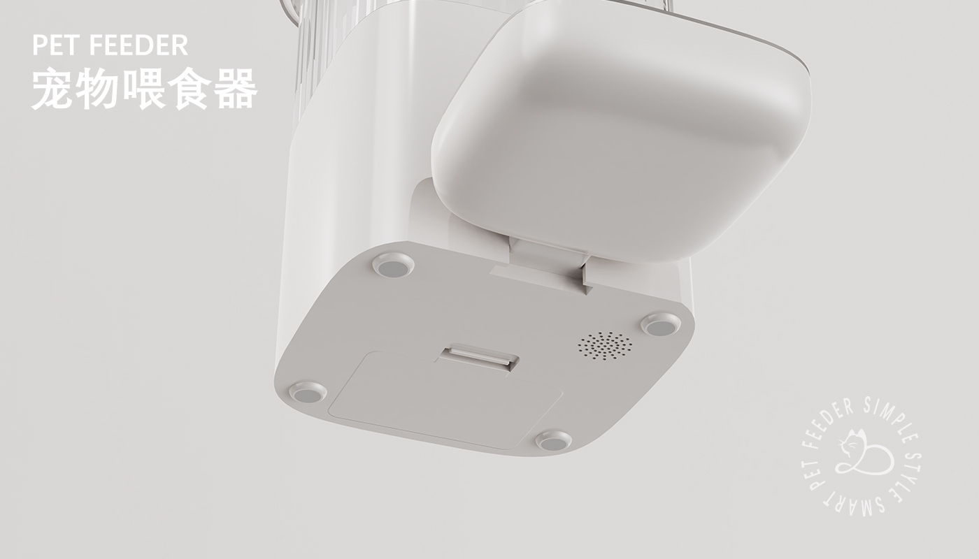 Two pet feeders (storage/non-storage)，