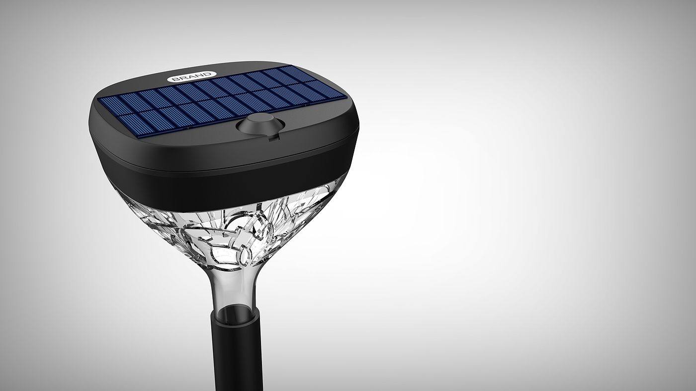 Solar lamp，Lamp design，Ground plug lamp，