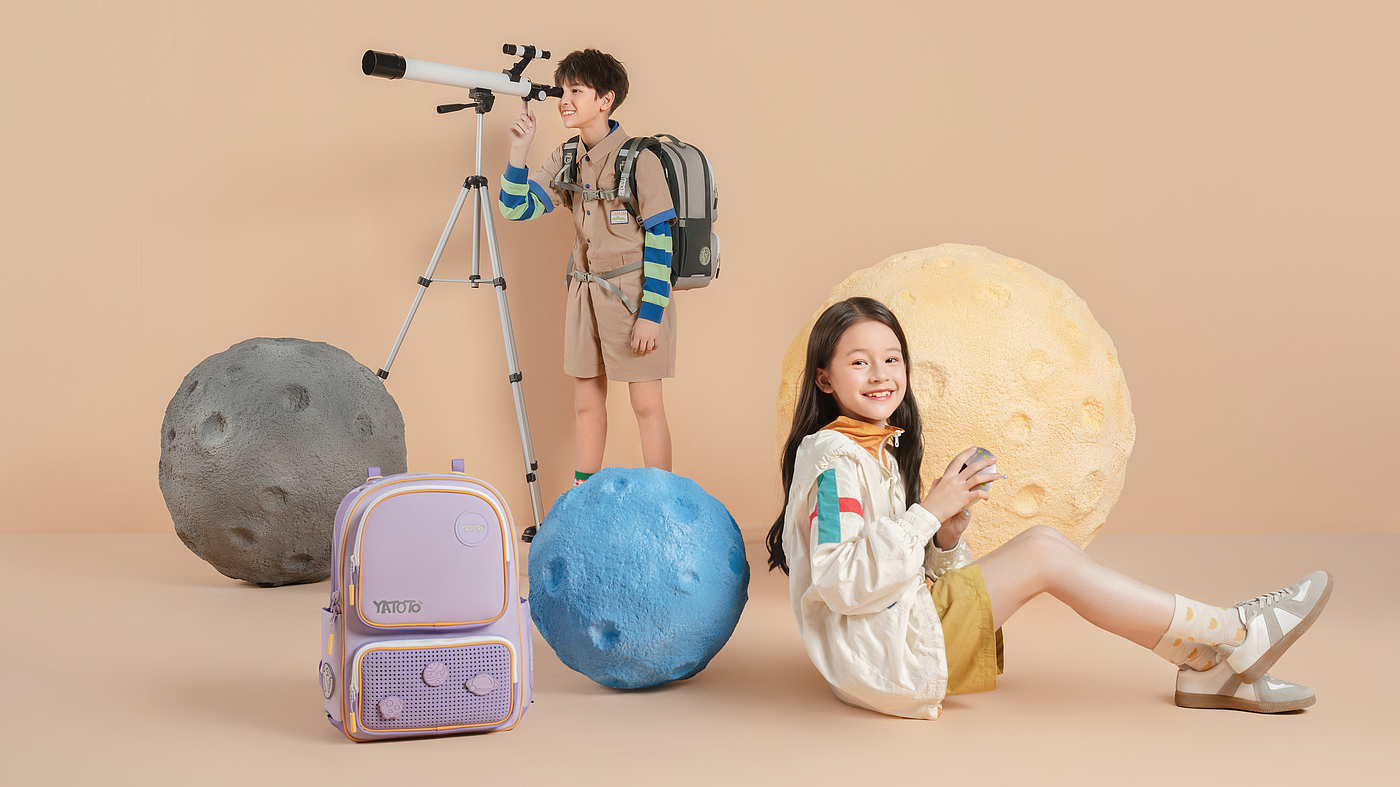 Children's Backpack，knapsack，Backpack，industrial design，product design，design，YATOTO，children，