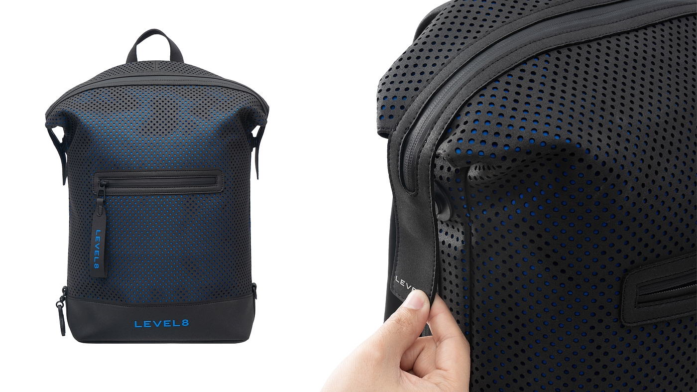 knapsack，Backpack，LEVEL8，travel，product design，industrial design，city，design，