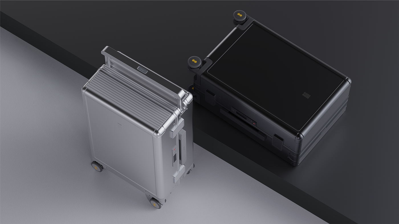 product design，industrial design，design，Luggage，Draw bar box，suitcase，LEVEL8，Boarding case，