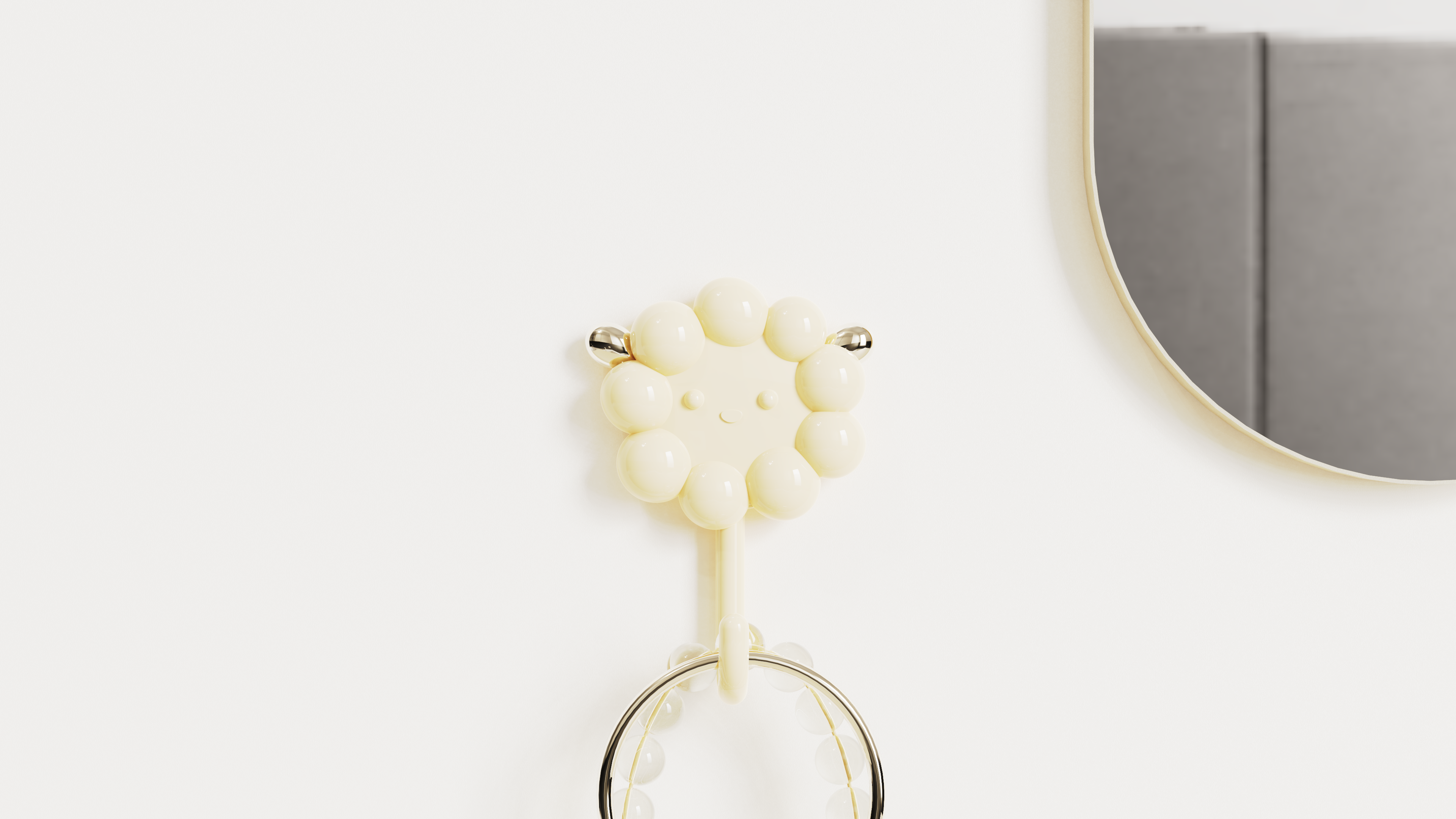 Cute hook，Alpaca，Daily Necessities，bionics，Wall hanging，