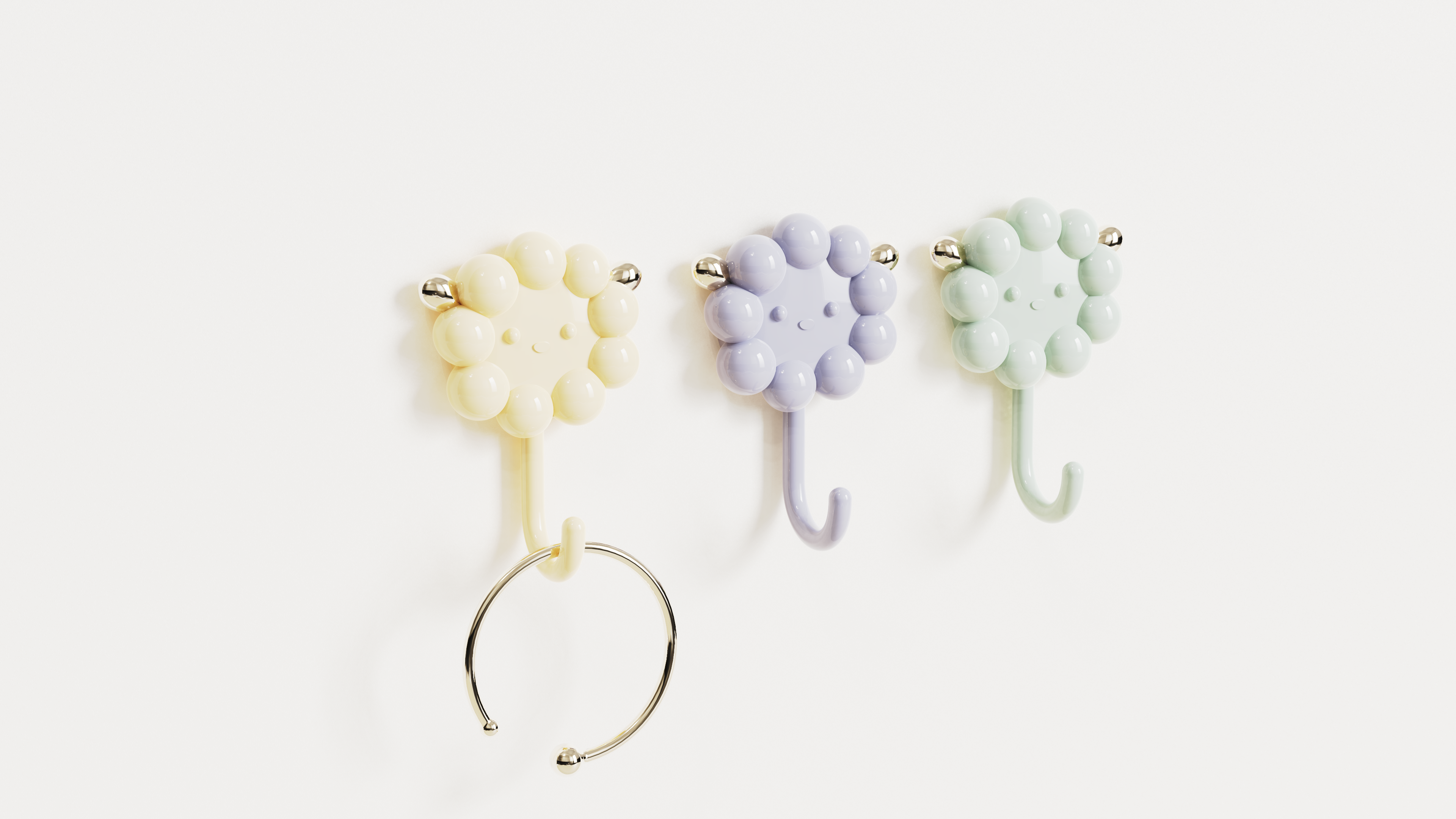 Cute hook，Alpaca，Daily Necessities，bionics，Wall hanging，