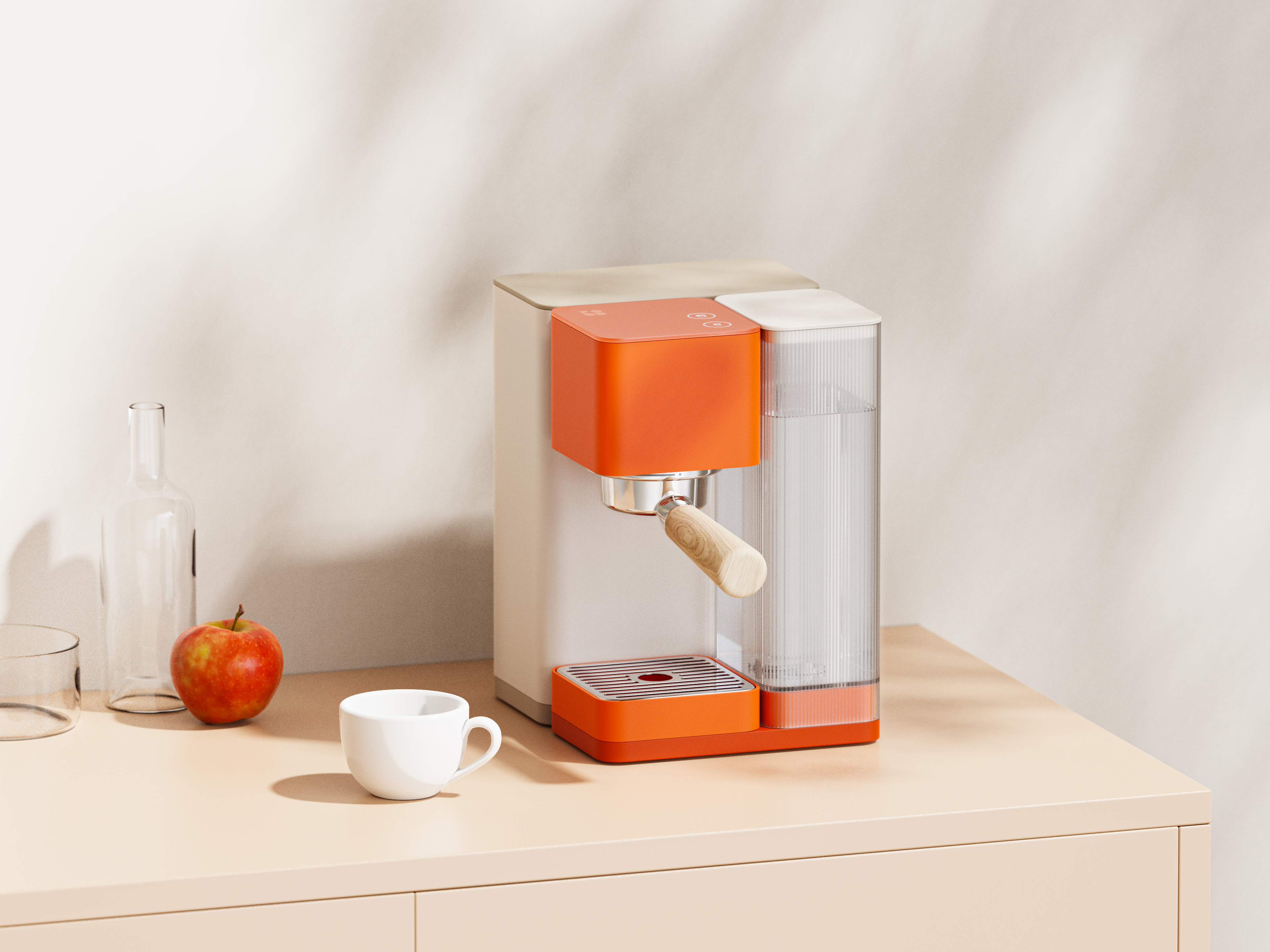 Coffee machine，household electrical appliances，Kitchen electricity，Home Furnishing，young，indoor，Minority，