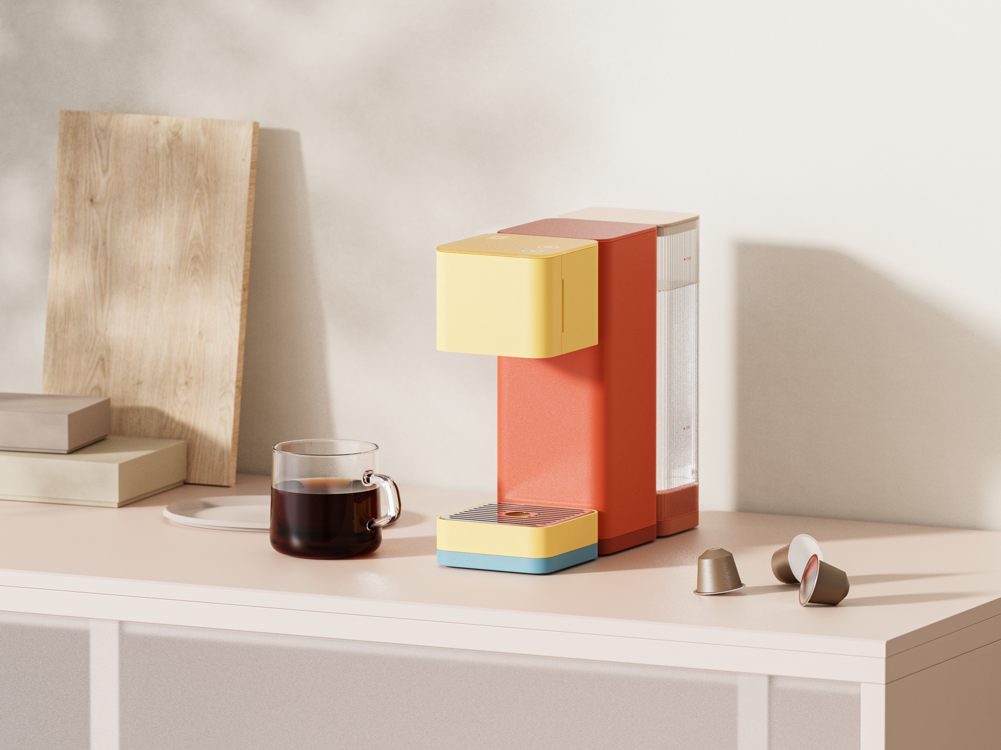 Coffee machine，household electrical appliances，Kitchen electricity，Home Furnishing，young，indoor，Minority，