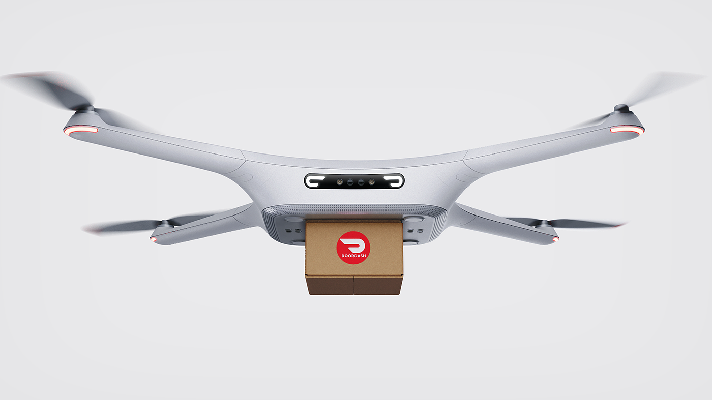 Doordash，Delivery drone，Digital，artificial intelligence，