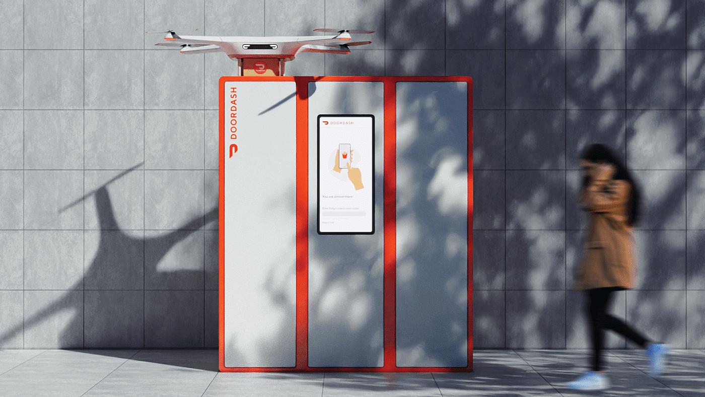 Doordash，Delivery drone，Digital，artificial intelligence，