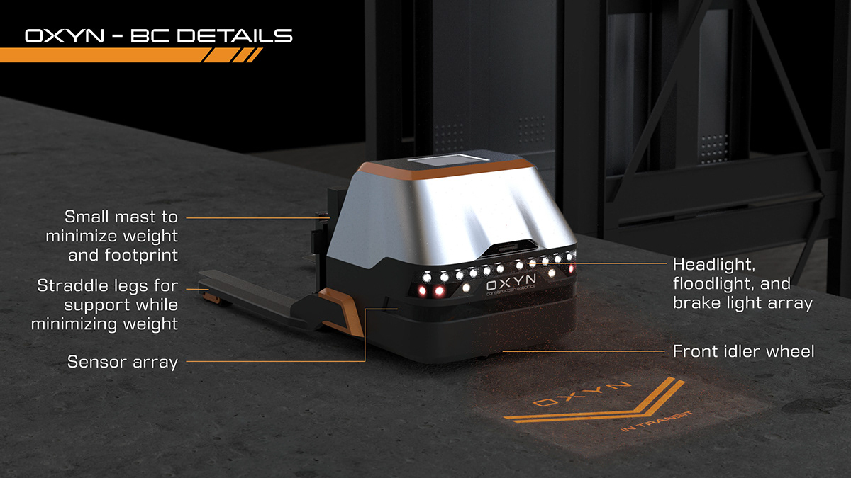 OXYN，Transport robot，artificial intelligence，Digital，