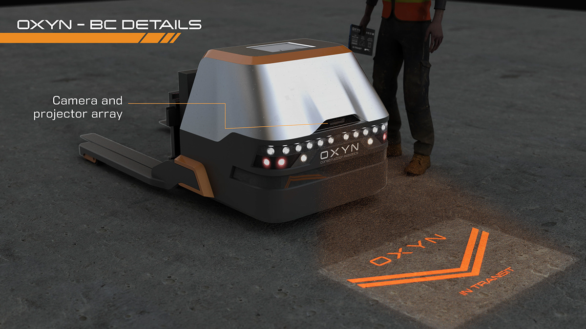 OXYN，Transport robot，artificial intelligence，Digital，