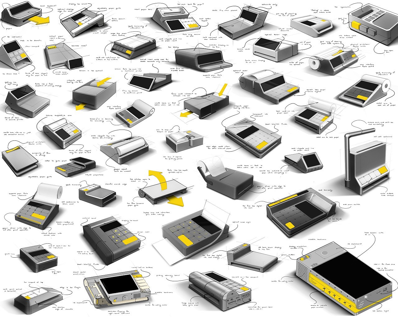 Scribe，conceptual design，printer，Scanner，