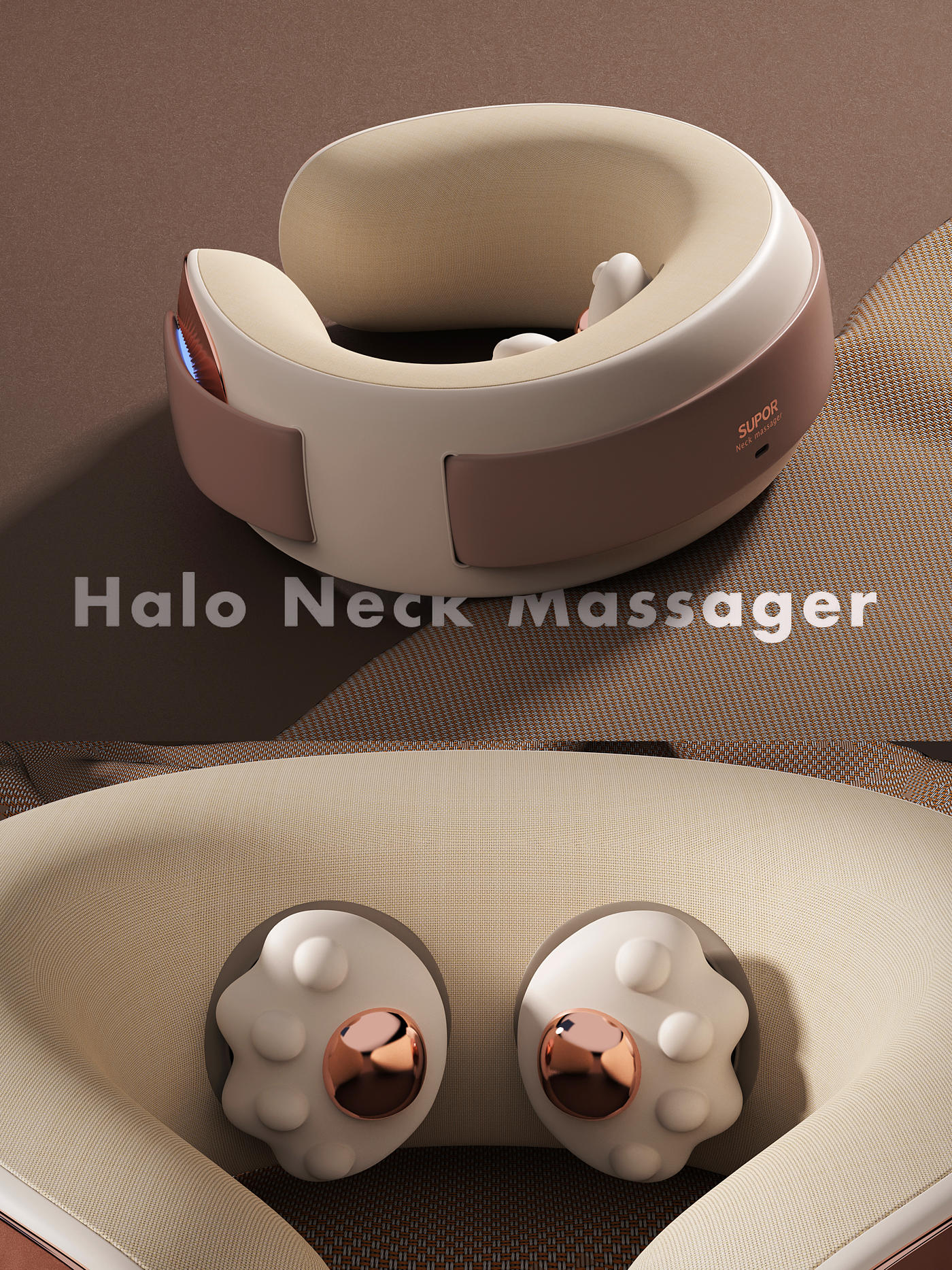 Neck massage instrument，massage，U-shaped pillow，Neck massage，Shoulder and neck massage，Ergonomics，Massage pillow，