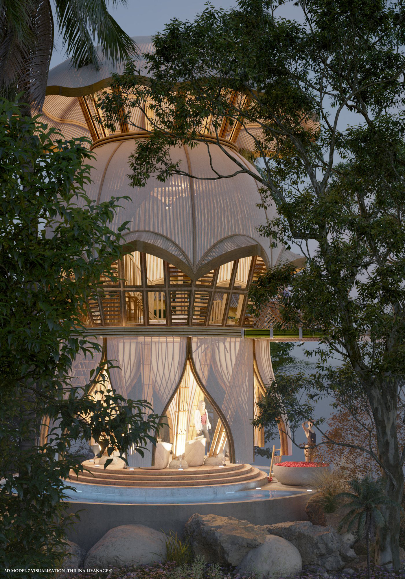 Architectural design，jellyfish，Architecture，Art，space，