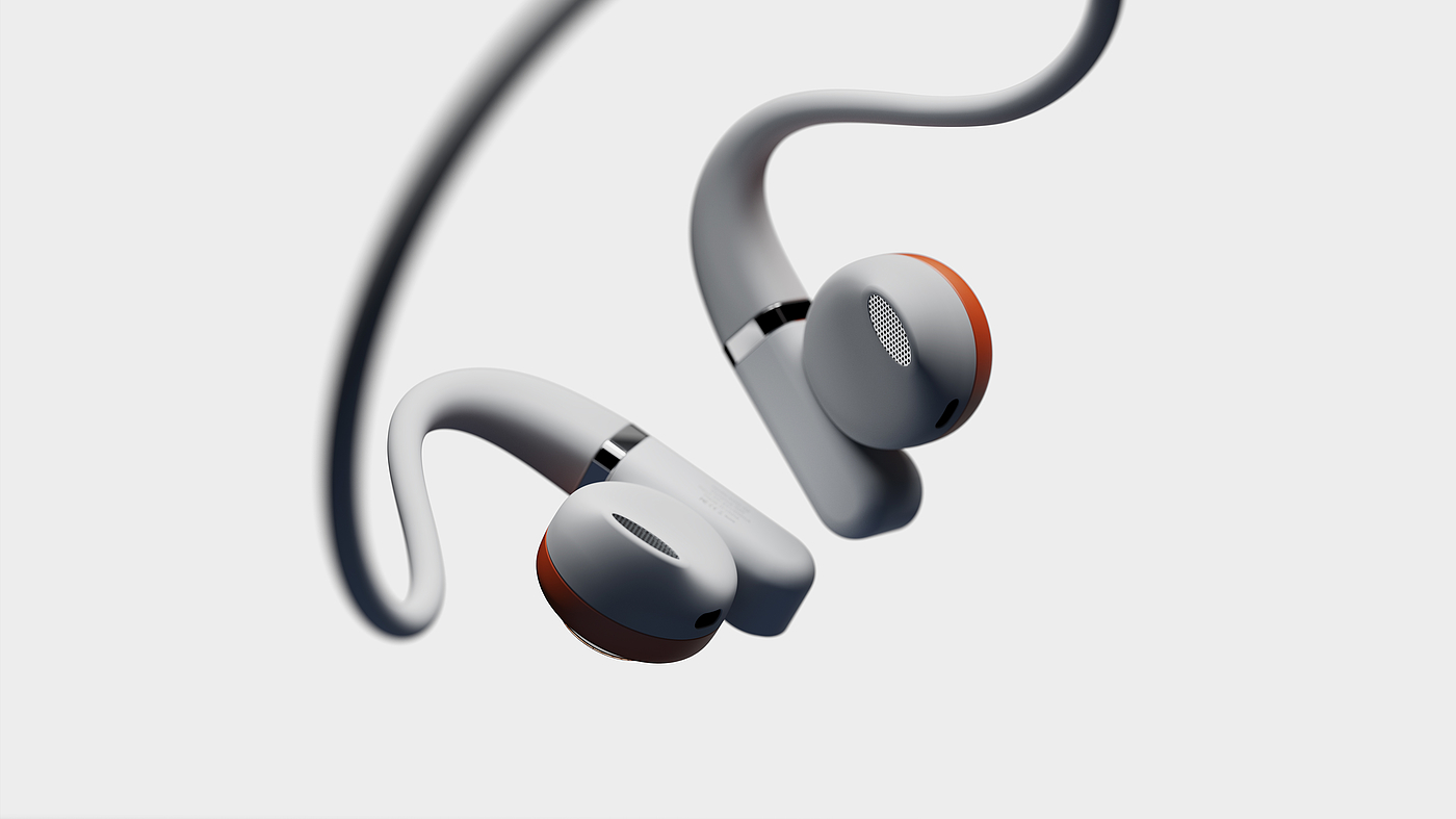 Degree design，product design，electronic product，headset，Open Bluetooth Headset，3c，