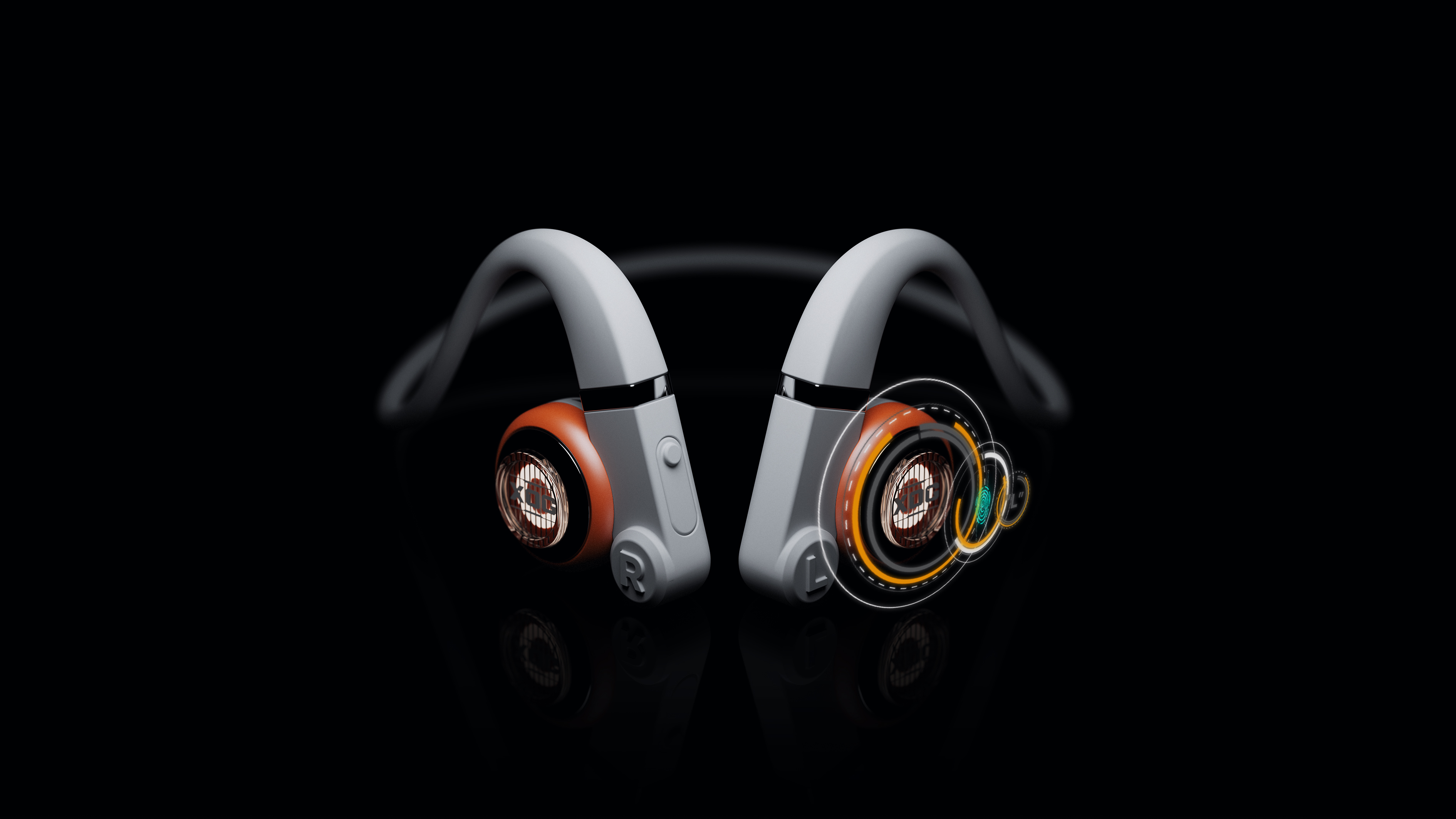 Degree design，product design，electronic product，headset，Open Bluetooth Headset，3c，