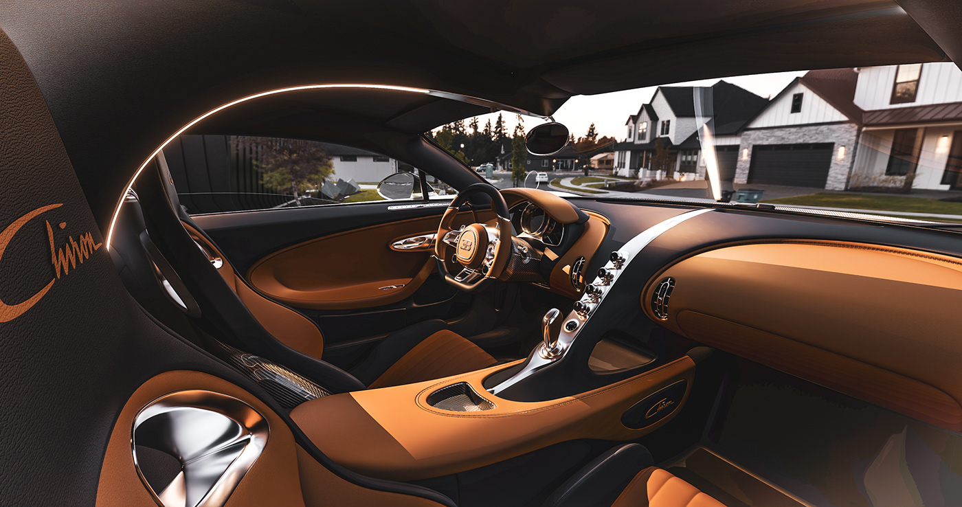 Bugatti Dragon，Super car，4K image quality，