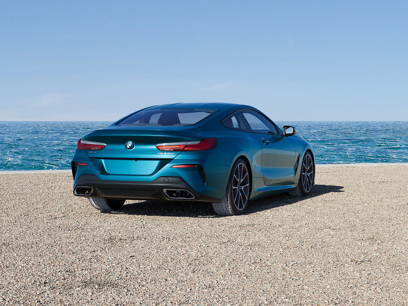 BMW M850i，high performance car，Computer Generated Shadow，