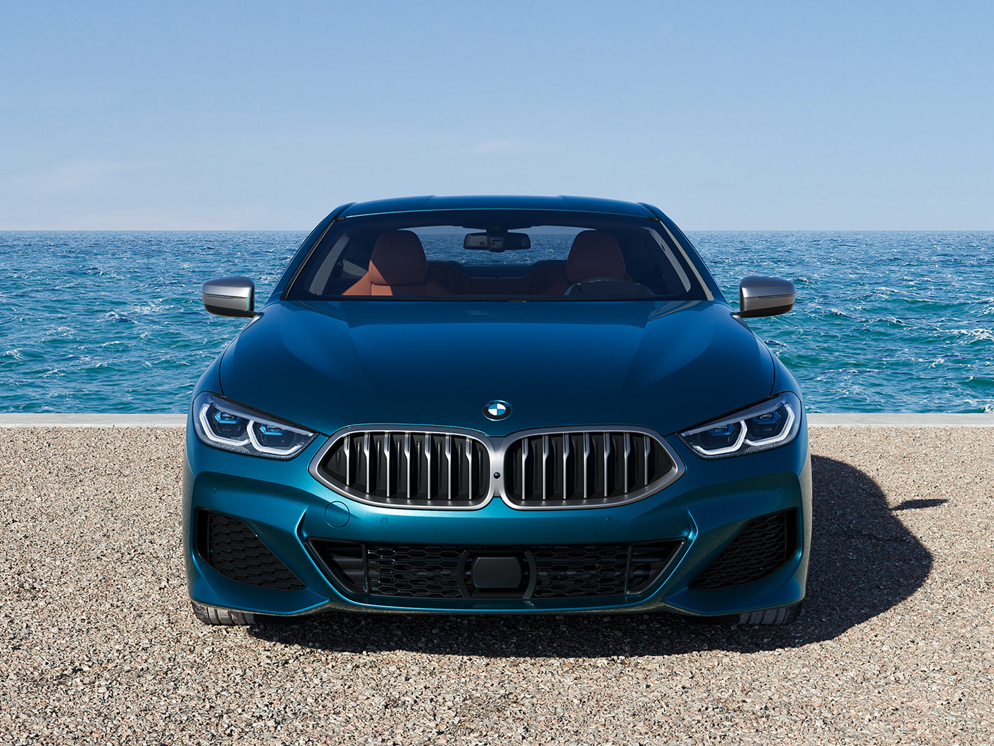 BMW M850i，high performance car，Computer Generated Shadow，