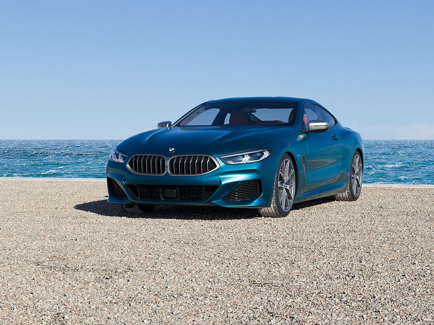 BMW M850i，high performance car，Computer Generated Shadow，