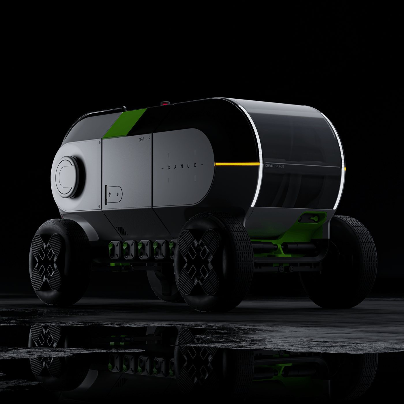 Electric vehicle，multi-function，Futurism，