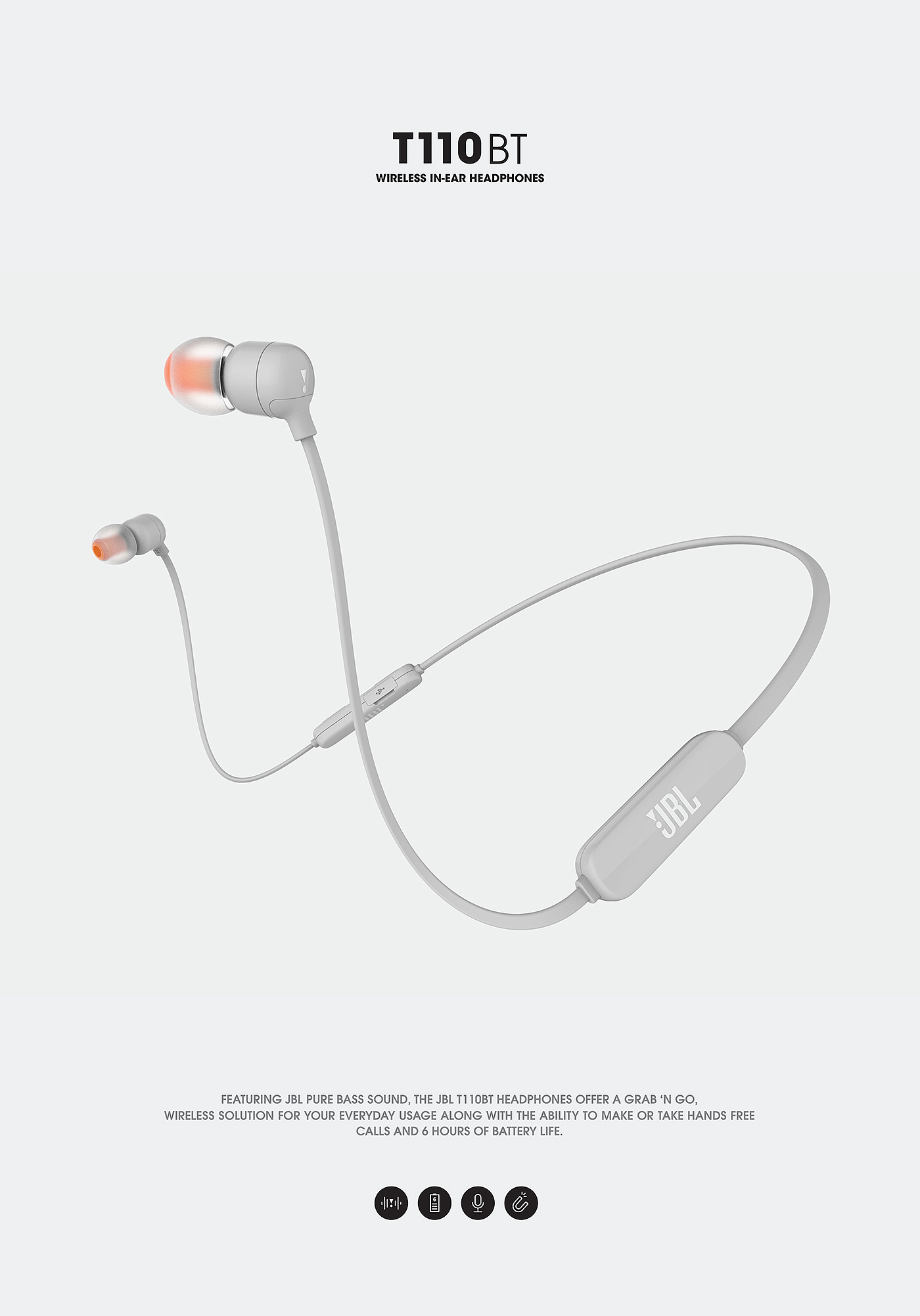Digital，Bluetooth headset，T110BT，jbl，