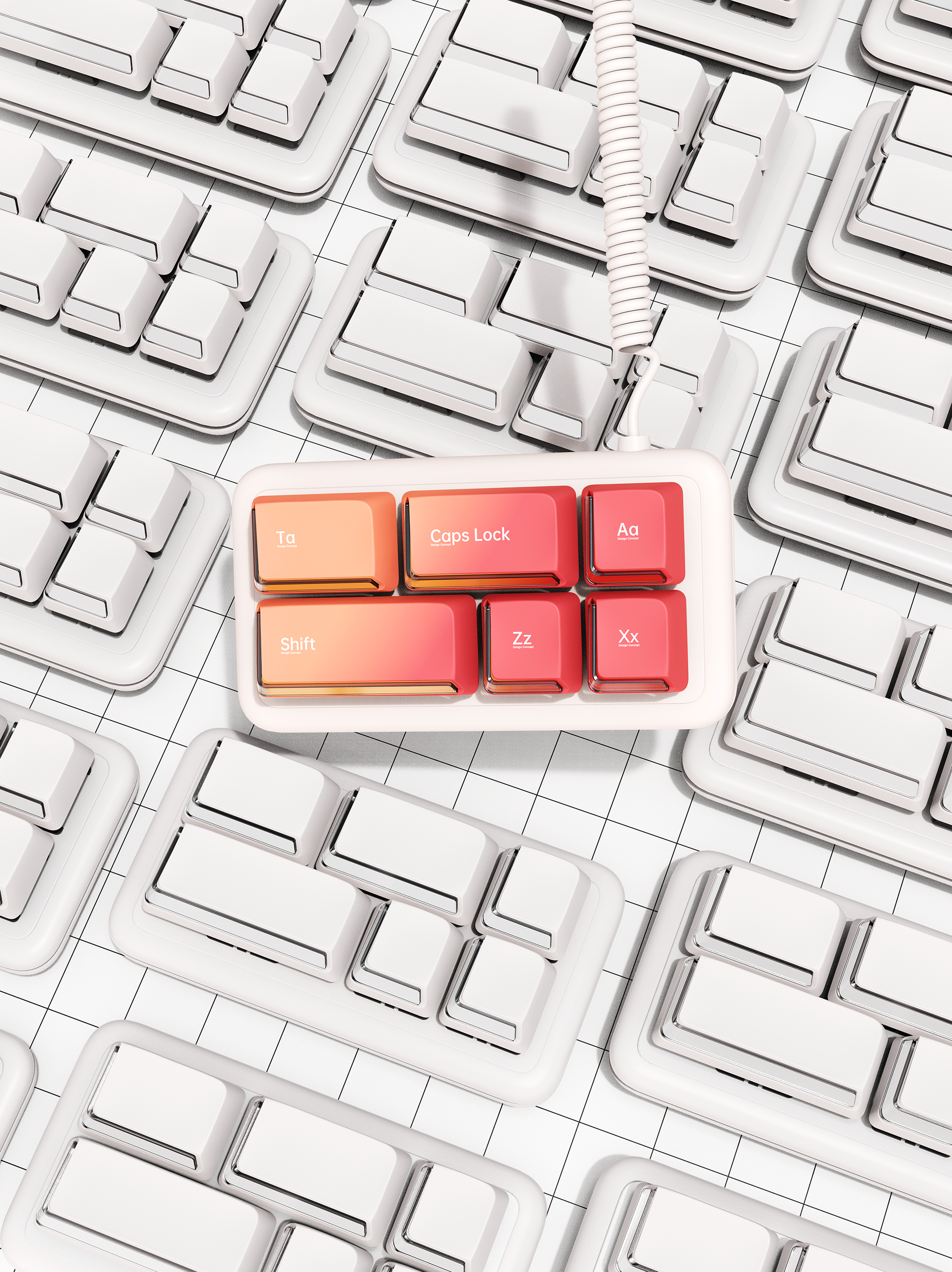 product design，customized keyboard，High-tech key cap，Key cap recommend，Remodeling Plan，