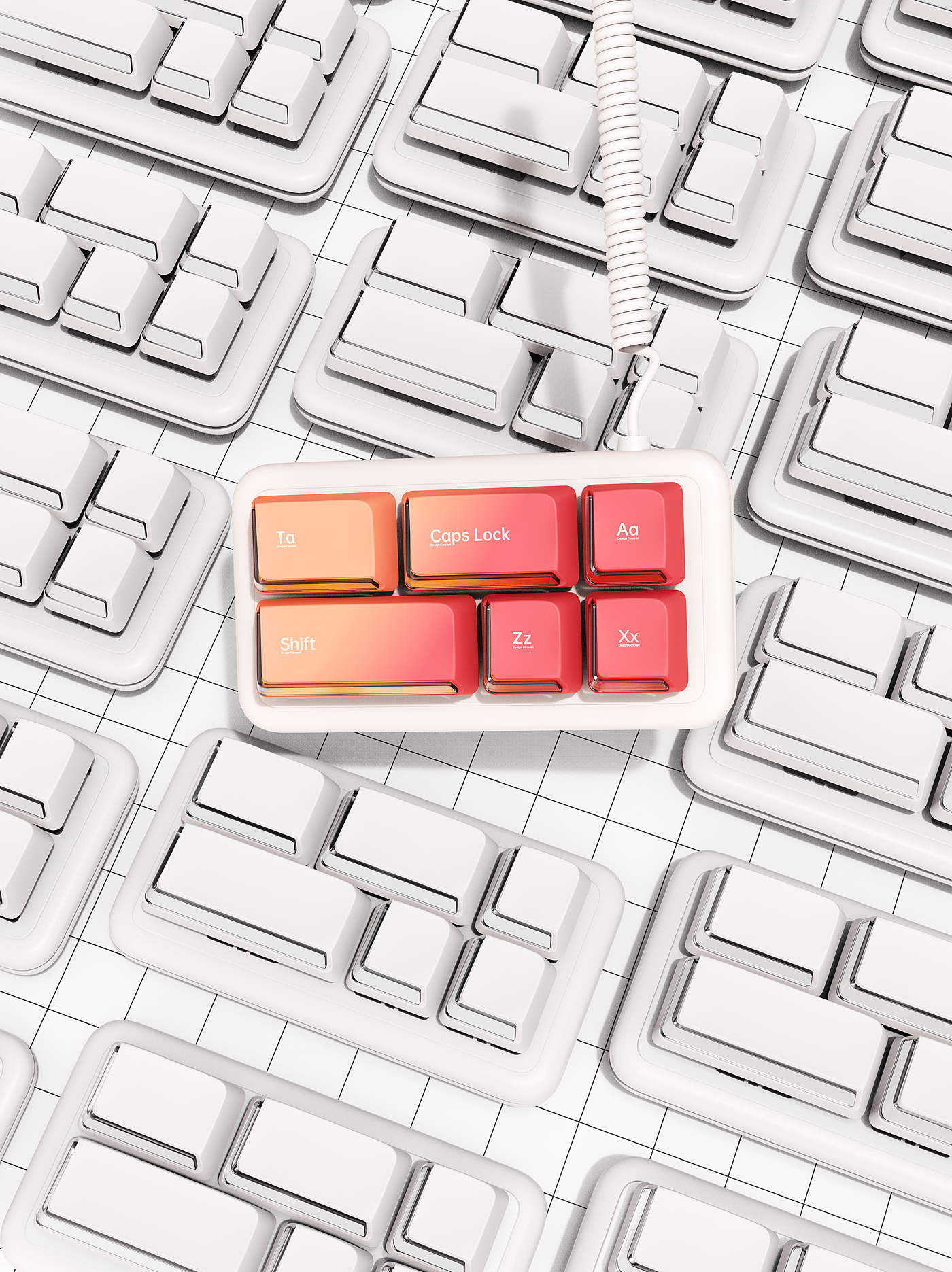 product design，customized keyboard，High-tech key cap，Key cap recommend，Remodeling Plan，