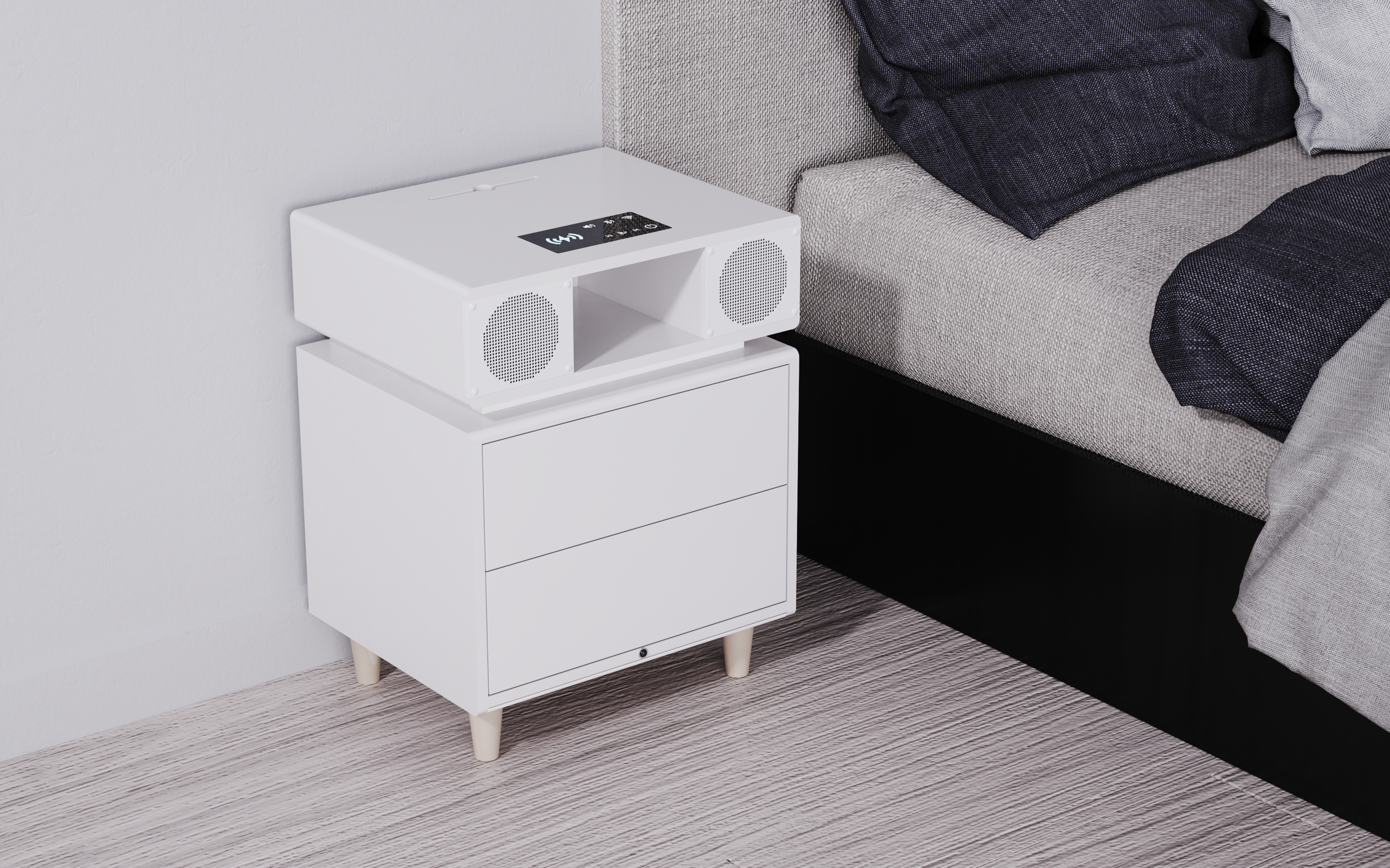 Smart home，bedside cupboard，furniture，