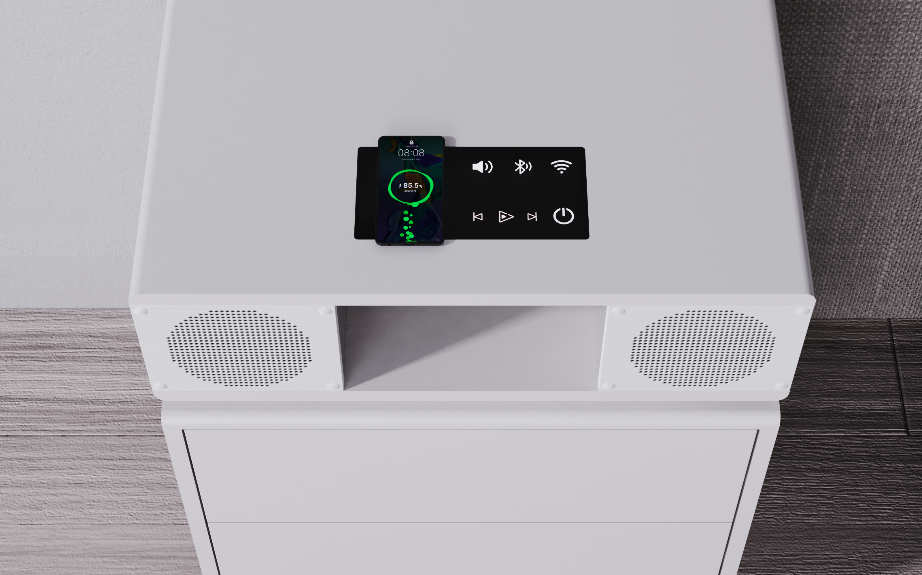 Smart home，bedside cupboard，furniture，