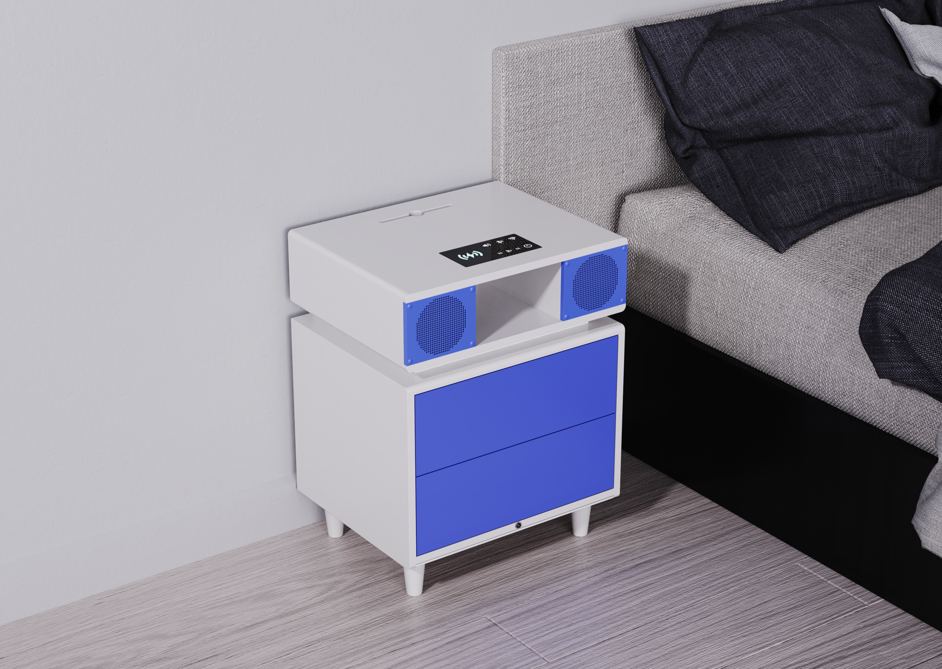 Smart home，bedside cupboard，furniture，