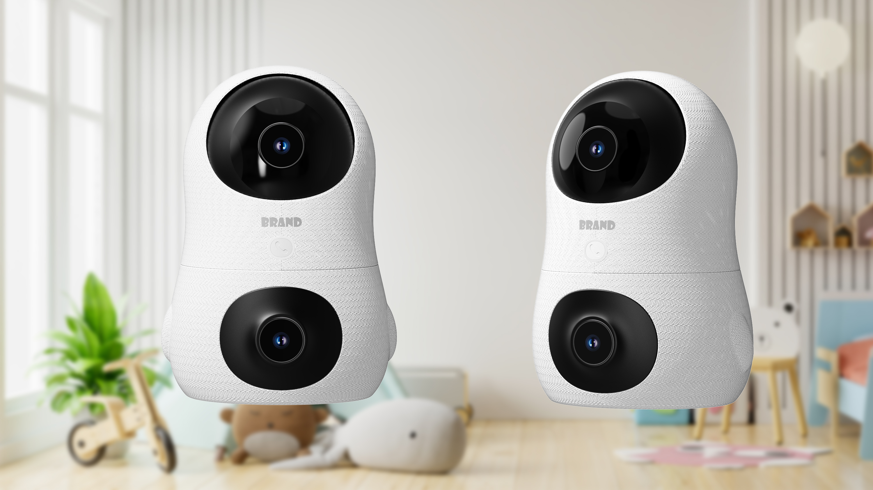 Mother and baby，children，nurse，monitor，camera，