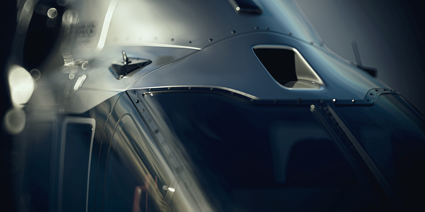 H160，helicopter，cgi，vision，